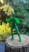 Lucky 13 Aksiyon Figürü Robot Oyuncak 13cm Yeşil Yeşil