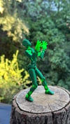Lucky 13 Aksiyon Figürü Robot Oyuncak 13cm Yeşil Yeşil