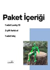 Lucky 13 Aksiyon Figürü Robot Oyuncak 13cm Yeşil Yeşil
