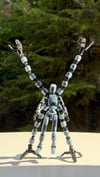 Lucky 13 Aksiyon Figürü Robot Oyuncak 13cm Mekanik Kollu Gri