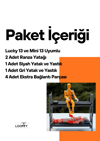 Lucky 13 ve Mini 13 Uyumlu İkili Ranza - Siyah ve Gri (Figür Dahil Değildir)