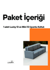 Lucky 13 ve Mini 13 Uyumlu Koltuk - Aksiyon Figürü Mobilyası (Figür Dahil Değildir)