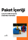 Lucky 13 ve Mini 13 Uyumlu Tekli Koltuk (2 Adet) - Mavi (Figür Dahil Değildir)