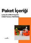 Lucky 13 ve Mini 13 Uyumlu Tekli Koltuk (2 Adet) - Turuncu (Figür Dahil Değildir)