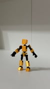 Mini 13 Aksiyon Figürü Robot Oyuncak 8cm Altın Rengi