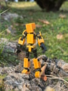 Mini 13 Aksiyon Figürü Robot Oyuncak 8cm Altın Rengi