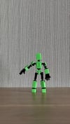 Mini 13 Aksiyon Figürü Robot Oyuncak 8cm Yeşil