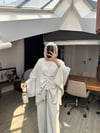 Alaçatı Keten Takım Bej