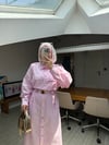 Burbery Tasarım Elbise-Pembe