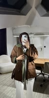 Çift Renkli BarBour Beymn Ceket/ Haki -Kahve 