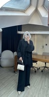Güpürlü İthal Takıım-Siyah