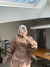 Helena Tasarım Gömlek -Kahverengi 