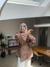 Helena Tasarım Gömlek -Kahverengi 