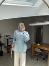 Helena Tasarım Gömlek -Mavi