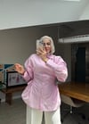 Helena Tasarım Gömlek -Pembe 