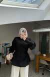 Helena Tasarım Gömlek -Siyah