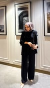 İthal Dantelli Takım -Siyah