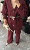 İthal Tasarım Chanel Takım Bordo