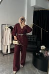 İthal Tasarım Chanel Takım Bordo