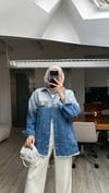 İthal Tasarım Denim Ceket 