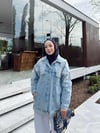 İthal Tasarım Luxury Denim Ceket 