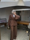 Japon Model Kimono Takım-Kahverengi