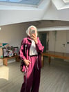 Kontrast Detaylı Oysh Takım Bordo