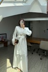 Lilyum Tasarım Elbise- Beyaz