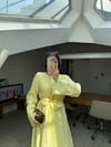 Lilyum Tasarım Elbise- Sarı