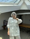 Mia Cep Detaylı Tasarım Takım/Beyaz-Ön Sipariş