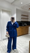 Mia Cep Detaylı Tasarım Takım/Lacivert