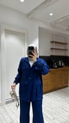 Mia Cep Detaylı Tasarım Takım/Lacivert