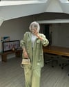 Mia Cep Detaylı Tasarım Takım/Olive-Ön Sipariş