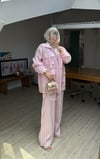 Mia Cep Detaylı Tasarım Takım/Pembe 