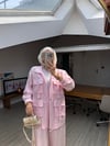 Mia Cep Detaylı Tasarım Takım/Pembe 