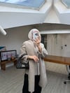 Orea Şal Yaka Kaban Bej