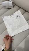 Orjinal Marka Taşlı Tshirt -Beyaz