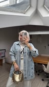 Özel Tasarım İnci Denim Ceket