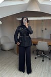 Özel Tasarım Tüvit Ceket Siyah