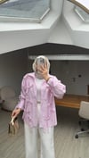 Pearly Tasarım Gömlek-Pembe 