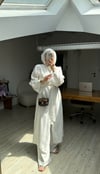 Pera İkili Tensel Kimono Takım - Beyaz 