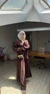 Pera İkili Tensel Kimono Takım - Kahverengi 