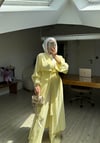 Pera İkili Tensel Kimono Takım - Sarı 