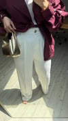 Premium Palazzo Model Pantolon-beyaz 