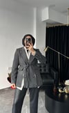 Premium Tasarım Kaşe Ceket Antrasit