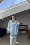 Sadna Tasarım Gömlek-Mavi