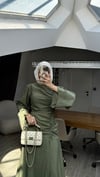 Sofia Tasarım Tensel Elbise Haki