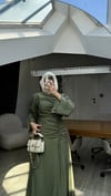 Sofia Tasarım Tensel Elbise Haki