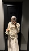 Sofia Tasarım Tensel Elbise | Krem