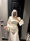 Sofia Tasarım Tensel Elbise | Krem